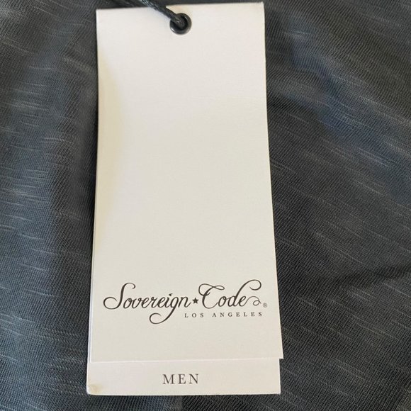 Sovereign Code Tie Dye Tank Top Men's Medium Grey White Yellow Athletic Fit New - Picture 8 of 11